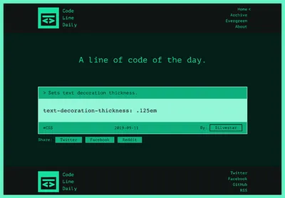 Code Line Daily screenshot.